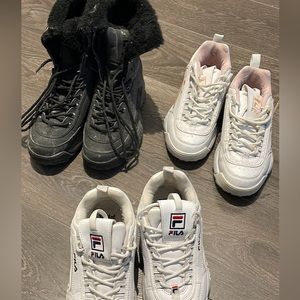 Fila Disruptors - Size US 5, 6 and 6.5